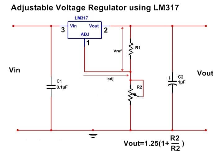 Hướng dẫn: Ổn áp LM317 3 chân