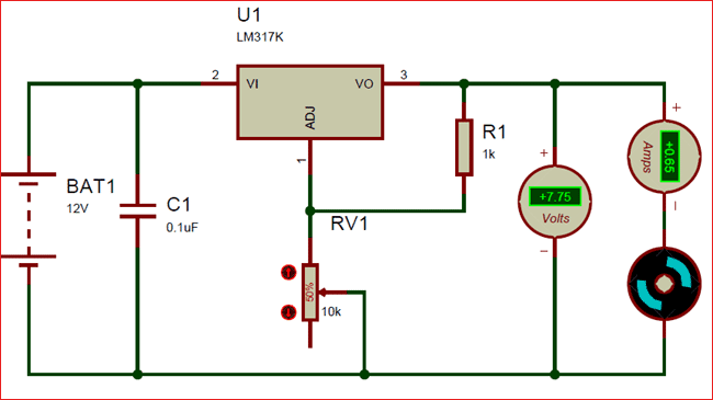 Hướng dẫn: Ổn áp LM317 3 chân