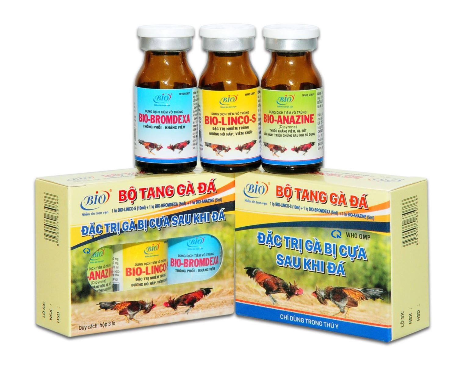 BỘ TANG GÀ ĐÁ - BIO PHARMACHEMIE